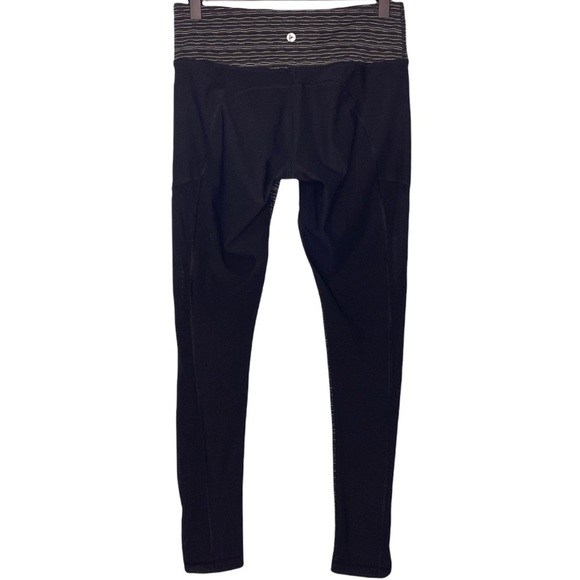 90 Degree By Reflex Gray & Black With Mesh Side Panels Leggings Small Gym - Picture 9 of 10